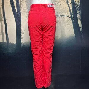 Vintage 90s Red Bongo High Waisted Mom Jeans Sz 11-L Fits 30" Waist Size 10